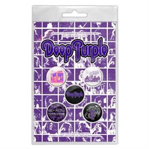 Deep Purple Button set (pack of 5) image
