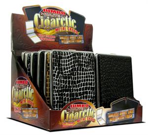 Leather Cigarette Case Display - 120'S - Nulite Brand - 12 ct.
