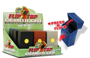 Nulite Pop-Up 100's Cig Case METAL Finish 12ct