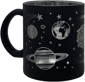 Black Frosted - Space Galaxy 16oz Coffee Mug Image