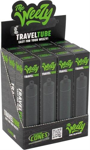 The Weezy Travel Tube - Black 12pc Countertop Display Image