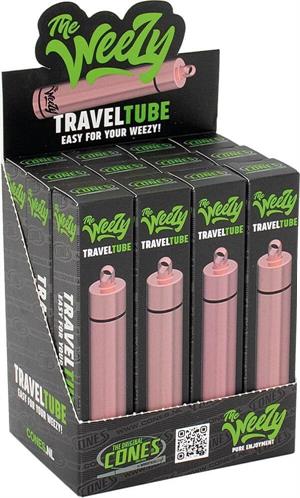 The Weezy Travel Tube - Rose 12pc Countertop Display Image