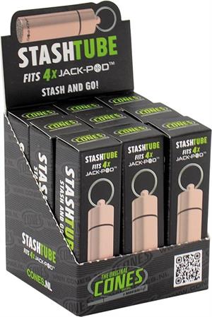 Jack-Pod Stash Tube - Rose 9pc Countertop Display Image