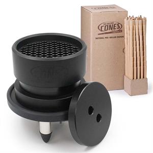 Vibration Filling Unit - King Size Cones - Fill 85 x King Size Bulk Cones - 109 x 20mm filter with Vibration Filling Table image