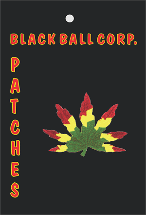 PATCH - LEAF - REGGAE Embroidered Patch (SMALL)