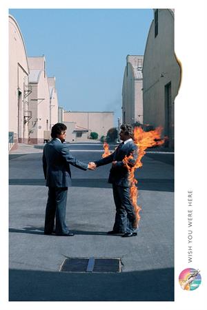 PINK FLOYD "BURNING" POSTER - 24" X 36"