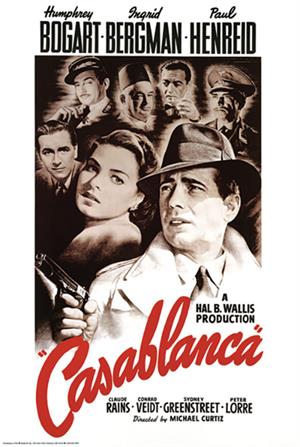Casablanca Movie Poster - 24" X 36"