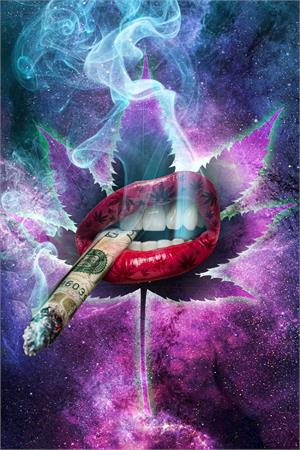 HIGH AS SPACE POSTER - 24" X 36"