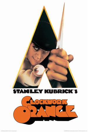 A CLOCKWORK ORANGE KNIFE POSTER - 24" X 36"