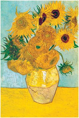 VINCENT VAN GOGH SUNFLOWERS POSTER - 24" X 36"
