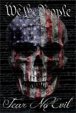 WE THE PEOPLE FEAR NO EVIL POSTER - 24" X 36"