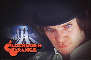 A CLOCKWORK ORANGE GROUP POSTER - 36" X 24"