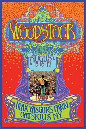 Woodstock Festival Poster - 24" x 36"