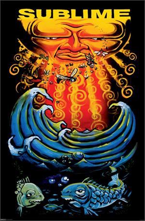SUBLIME - SUN & FISH - POSTER - 24" X 36"