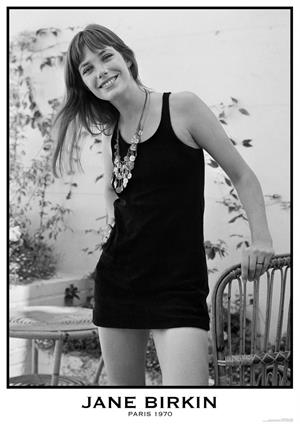 JANE BIRKIN POSTER - 23" X 33.5"