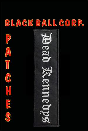 Dead Kennedys Logo Super Strip - Embroidered Patch - 8"x2" - image