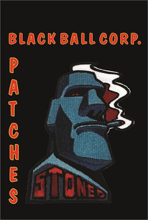 Stoned Moai - Embroidered Patch - 3" x 4" Image