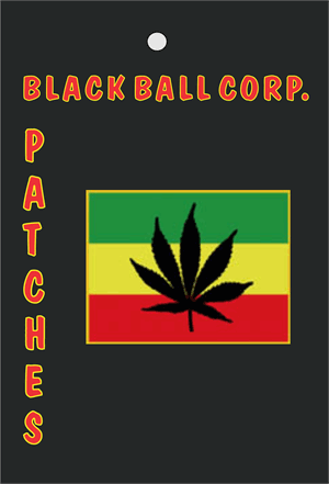 PATCH - RASTA FLAG LEAF