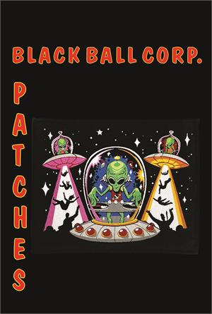 Alien Abduction Rave - Woven Patch - 5" x 4" Alien Abduction Rave - Woven Patch - 5" x 4" Image