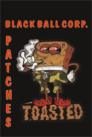 Toasted - Woven Patch - 4" x 5" Image