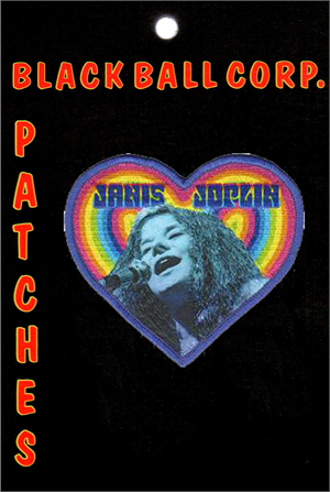 Janis Joplin Embroidered Patch Image