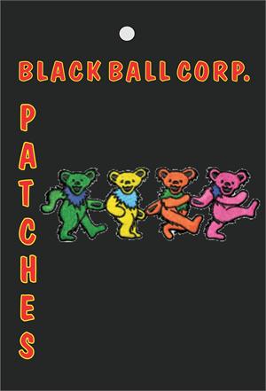 PATCH - GRATEFUL DEAD DANCING BEARS Embroidered Patch
