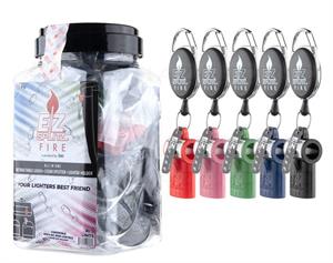 EZ-Splitz-Fire - Cigarillo Cutter & Retractable Lighter Holder - 20ct Image