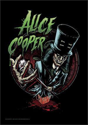 Alice Cooper - Jack in the Box Fabric Poster Image