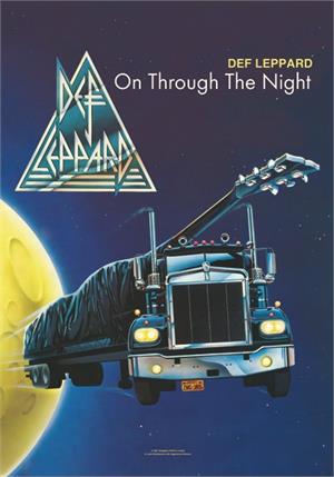 Def Leppard - On Through the Night Fabric Poster Image