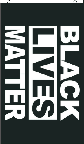 Black Lives Matter Fly Flag Image