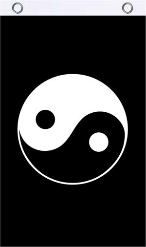 Ying Yang Fly Flag Image