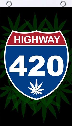 Highway 420 Fly Flag Image