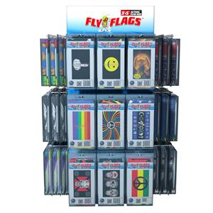 Fly Flags Rotating 108pc Display Image