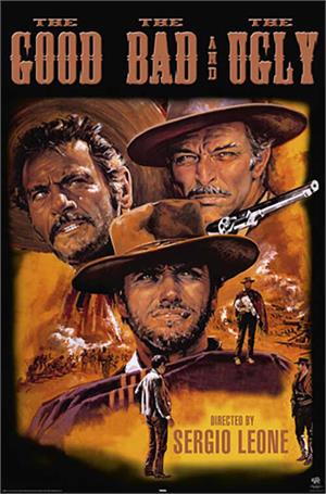 The Good, the Bad and the Ugly Movie Poster 24in x 36in The Good, the Bad and the Ugly Movie Poster 24in x 36in Image