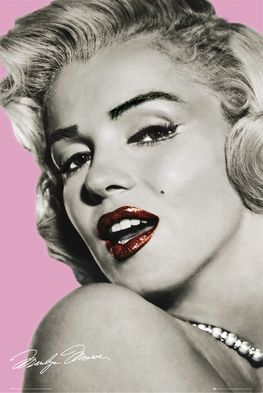 MARILYN MONROE LIPS POSTER - 24" X 36"
