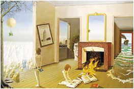 ENTRE LES TROUS BY: DOMINIQUE APPIA - POSTER - 39" X 27"