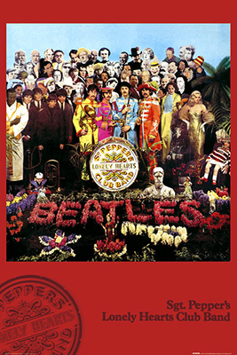 BEATLES SGT. PEPPERS POSTER - 24" x 36"
