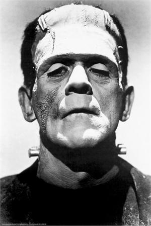FRANKENSTEIN "Boris Karloff" POSTER - 24" X 36"