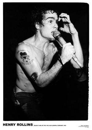 HENRY ROLLINS POSTER - 23" X 33.5"