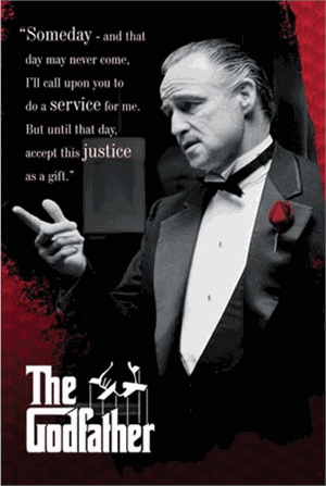 THE GODFATHER POSTER - 24" X 36"
