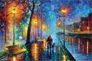 Melody of The Night by: Leonid Afremov Poster Image