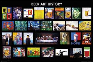 Beer Art History Poster Image