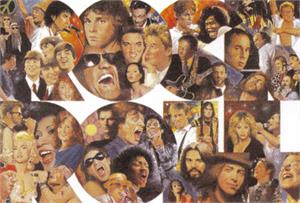 Rock N Roll Legends Poster - 36" x 24"