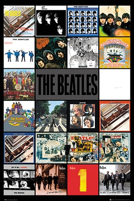 Beatles Albums Poster Image