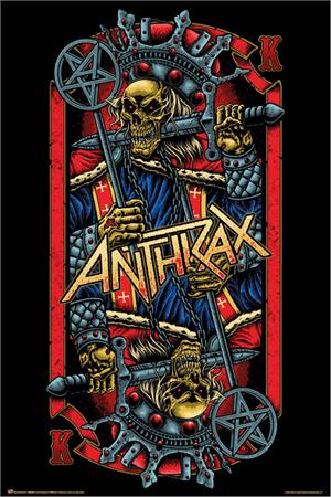 Anthrax - Playing Card Poster - 24" X 36" image