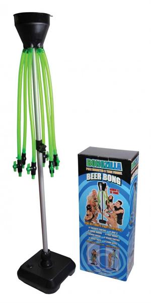BONGZILLA 6 TUBE MULTI BEER BONG WITH STAND