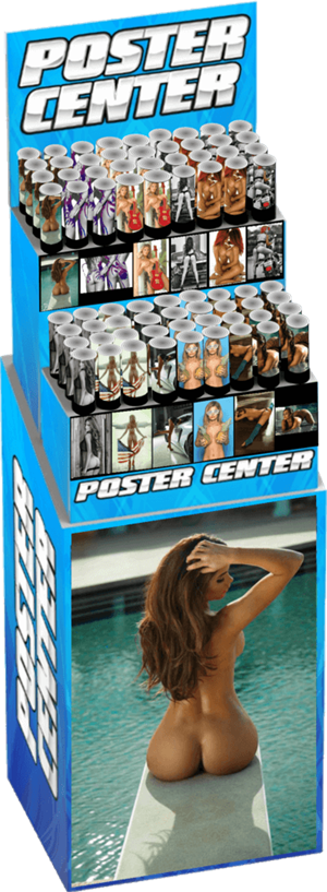 Sexy Girl Themed Regular Posters Pre-Pack Display - 72pc Image