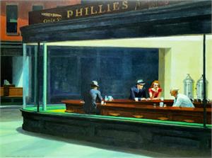Edward Hopper - Night Hawks Mini Poster Image