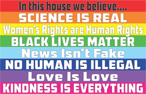 In This House We Believe Mini Poster Image