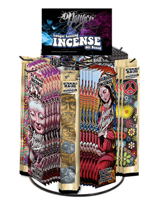 JDH 24pk Incense and 12pc Burning Rage Ashcatcher Display Image